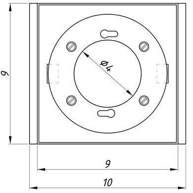 Светильник точечный врезной Imperium Light Griliato 100 mm - Imperium Light (Украина)