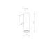 Бра Nowodvorski Fourty Wall S GU10 1x10W, Anthracite