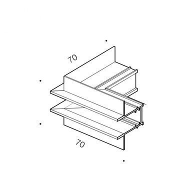 З'єднувач вбудований зовнішній LTX IN_LINE CORNER R OUT - LTX (Польща)