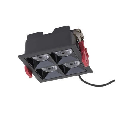 Врезной светильник Nowodvorski MIDI LED 16W 4000K Black - Nowodvorski (Польша)