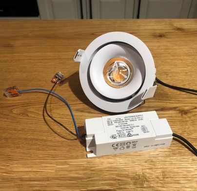 Врізний точковий світильник LED DA-6490BR-WW - Decolight