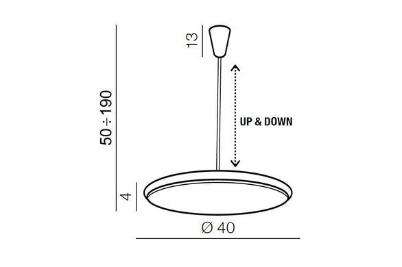 Люстра Azzardo Saturnia 40 LED Black AZ2753 (3000K) - Azzardo (Польша)