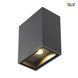 Вуличне бра SLV QUAD 1 XL 232435, Antracite, Антрацит, Антрацит