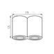 Точечный светильник Kanlux BORD DLP-250-B 22555