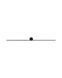 Светильник Nowodvorski Pin LED BLACK M, Черный, Черный, Черный