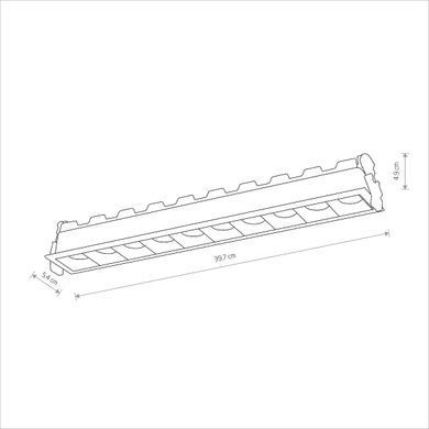 Врезной светильник Nowodvorski MIDI LED 40W 3000K Black - Nowodvorski (Польша)