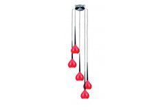 Подвесной светильник Azzardo MD1289-5RD AGA 5 pendant red (AZ1072) - Azzardo (Польша)