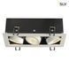 Світильник SLV KADUX 3 LED SET, 115721, Білий, Чорний, Білий, Чорний