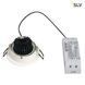 Точковий світильник SLV NEW TRIA LED DL ROUND SET 113871, Білий, Білий, Білий