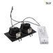 Світильник SLV NEW TRIA LED 2 SQUARE SET 113890, Чорний, Чорний, Чорний