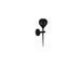 Светильник Azzardo MB1289 BK AGA wall black (AZ1074), Черный, Черный