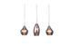 Подвесной светильник AZzardo Amber Milano 3 AZ2149 chrome