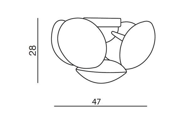 Стельовий світильник AZzardo PILLS 50 AZ0345 (LC7008MCHWH) - Azzardo (Польща)