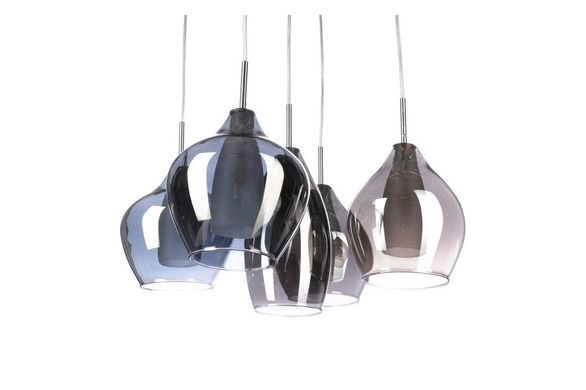 Подвесной светильник AZzardo Amber Milano AZ0722 chrome - Azzardo (Польша)