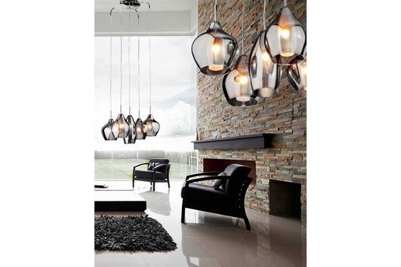 Подвесной светильник AZzardo Amber Milano AZ0722 chrome - Azzardo (Польша)