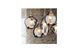 Подвесной светильник AZzardo Amber Milano AZ0722 chrome, Хром, Прозрачный, Хром