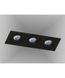Точковий світильник AZzardo Caro 3 Square (AZ2440), Black