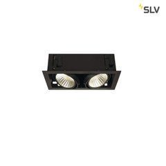 Врізний точковий світильник slv KADUX 2 SET, black - SLV (Німеччина)