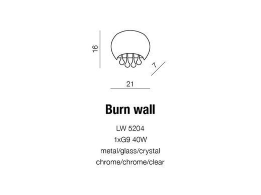 Бра AZzardo Burn Wall AZ0911 - Azzardo (Польща)
