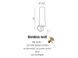 Бра AZzardo BAMBOO wall AZ2053, Хром, Белый