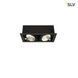 Врезной точечный светильник slv KADUX 2 SET, black