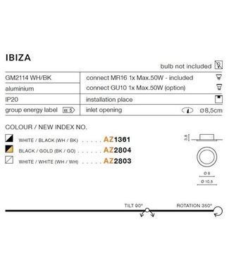 Точковий світильник AZzardo Ibiza - Azzardo (Польща)