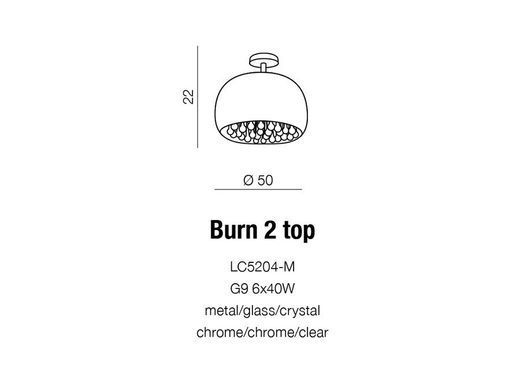 Люстра AZzardo Burn 2 AZ0700 Pendant/Top - Azzardo (Польша)
