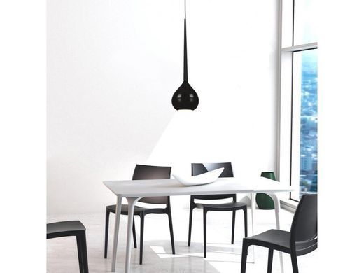 Підвісний світильник Azzardo MD1289-1BK AGA 1 pendant black (AZ1061) - Azzardo (Польща)