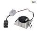 Точковий світильник SLV NEW TRIA LED DL SQUARE SET 113966, Алюміній, Алюміній матовий, Алюміній матовий