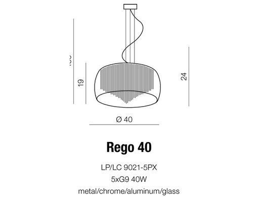Люстра AZzardo Rego 40 AZ0999 Pendant/Top - Azzardo (Польща)
