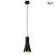 Подвесной светильник SLV PHELIA Cone, black, Black, Черный, Золотой, Черный
