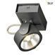Спот slv KALU, 3000К, black