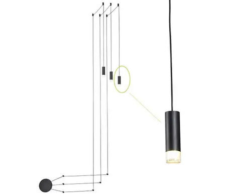 Світильник Azzardo AZ2679 Ziko G9 black 3 meters - Azzardo (Польща)