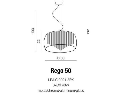 Люстра AZzardo Rego 50 AZ1000 Pendant/Top - Azzardo (Польща)
