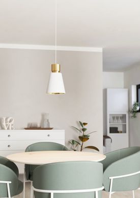 Подвесной светильник Eglo AGLIENTINA 1 White/Brass - Eglo (Австрия)