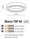 Стельовий світильник Azzardo MARCO 40 Gold