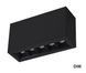 Архітектурний накладний світильник Mistic ICON 5X2W DIM, Чорний, Чорний