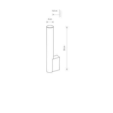 Світильник Nowodvorski Ice tube led S, White/Chrome - Nowodvorski (Польща)