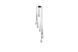 Подвесной светильник Azzardo MD1288A-8W IZZA 8 pendant white (AZ0160), Черный, Белый