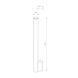 Светильник Nowodvorski Ice tube led M, White/Chrome, Белый, Хром, Белый