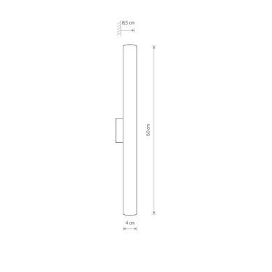 Светильник Nowodvorski Ice tube L led S, White/Chrome - Nowodvorski (Польша)