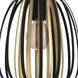 Подвесной светильник Eglo ENCINITOS 1 Black/Gold
