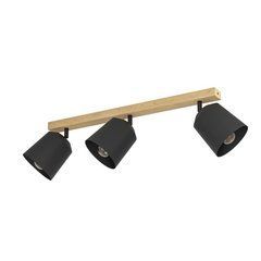 Спот Eglo COTORRO 3 Black/Wood - Eglo (Австрія)