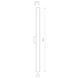 Світильник Nowodvorski Ice tube L led M, White/Chrome, Білий, Хром, Білий