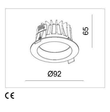 Точечный светильник Mistic Eyeround MSTC-05411160 - Mistic lighting (Польша)