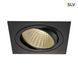 Світильник SLV NEW TRIA XXL SQUARE SET 114290, Чорний, Чорний, Чорний