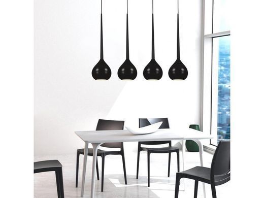 Подвесной светильник Azzardo MD1289-4BK AGA 4 pendant black (AZ1067) - Azzardo (Польша)