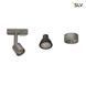 Комплект шинної системи SLV 3xPuri, 1-фазн., Silver-grey