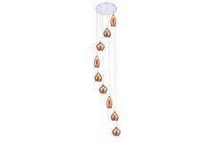 Подвесной светильник AZzardo Amber Milano 9 AZ3134 copper - Azzardo (Польша)