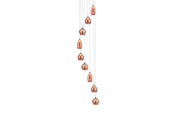 Подвесной светильник AZzardo Amber Milano 9 AZ3134 copper - Azzardo (Польша)